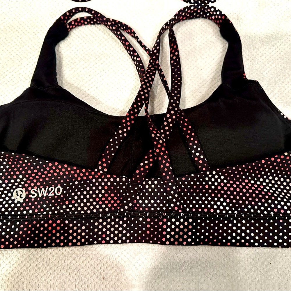 Lululemon Energy Bra, Reflective Sea Wheeze Edition - Picture 2 of 5